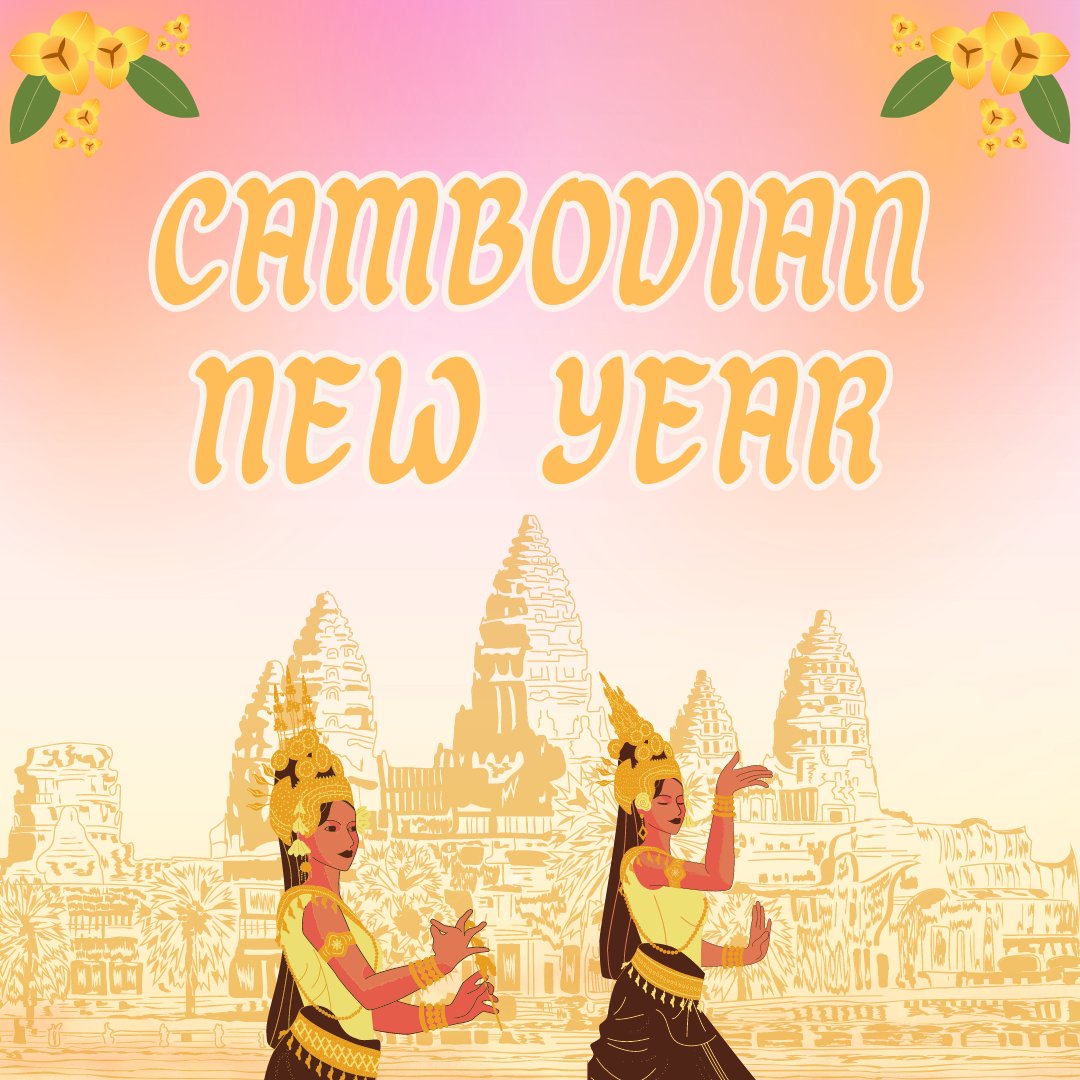 Happy Cambodian New Year! May all who celebrate enter the new year with peace and happiness. - #CountyofOrangeCA #CambodianNewYear #KhmerNewYear