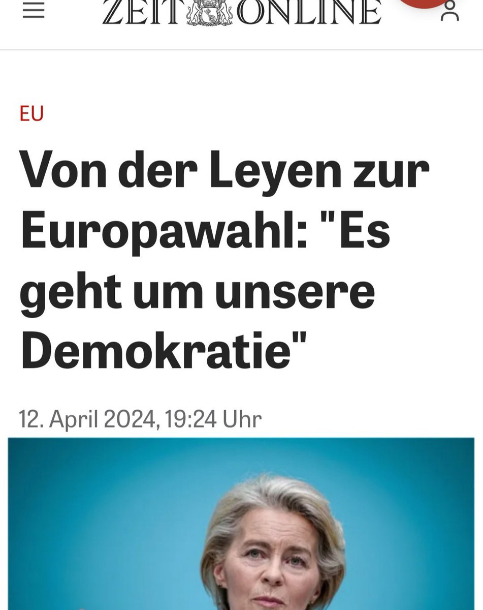 Heute schon gelacht? Von der Leyen…