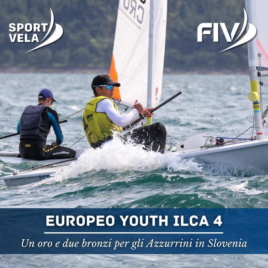 Un oro e due bronzi per gli Azzurrini all’Europeo ILCA 4 Youth e Isola, in Slovenia! 🇮🇹⛵

🔗 bit.ly/eurilca-youth-…

🔵 @IntLaserClass 🔵