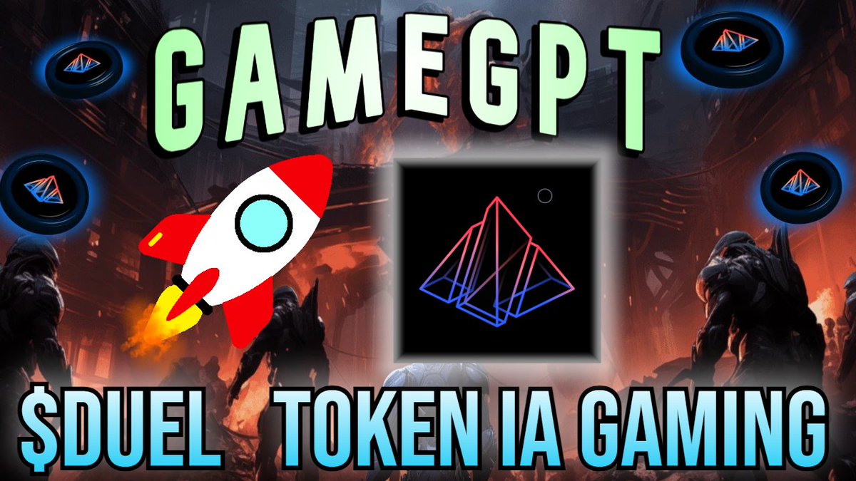 cryptojuan_'s tweet photo. GAMEGPT 💎
Unete al mayor creador de juegos basado en Inteligencia Artificial! Token: $DUEL 🚀
Juega y crea videojuegos gracias a la #IA
Review completa:
📹https://t.co/w9EvKHOF5A
📌 https://t.co/XXYTzVlHBn
-
#$DUEL #iagaming #Cryptocurency #Criptomonedas #prism #gamegpt https://t.co/ubJzRTxaTK