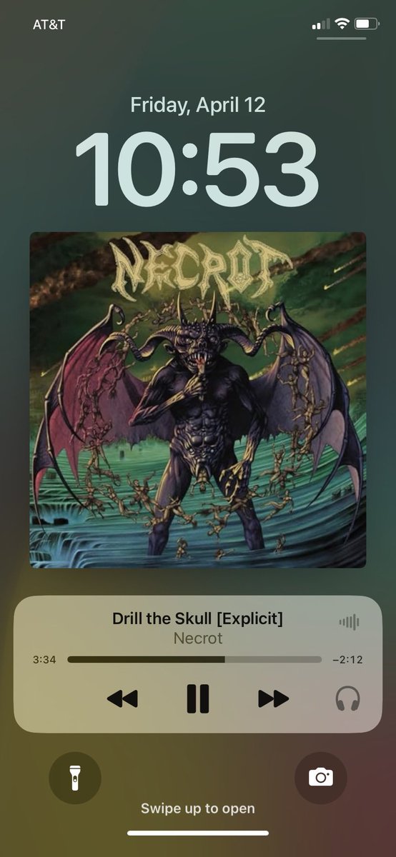 Nobody…and I mean, NOBODY…does tempo changes as flawlessly as fkking @necrot_official 
The break towards the end of Drill the Skull is the shit of legends
#deathmetal #NowPlaying #FFFApr12