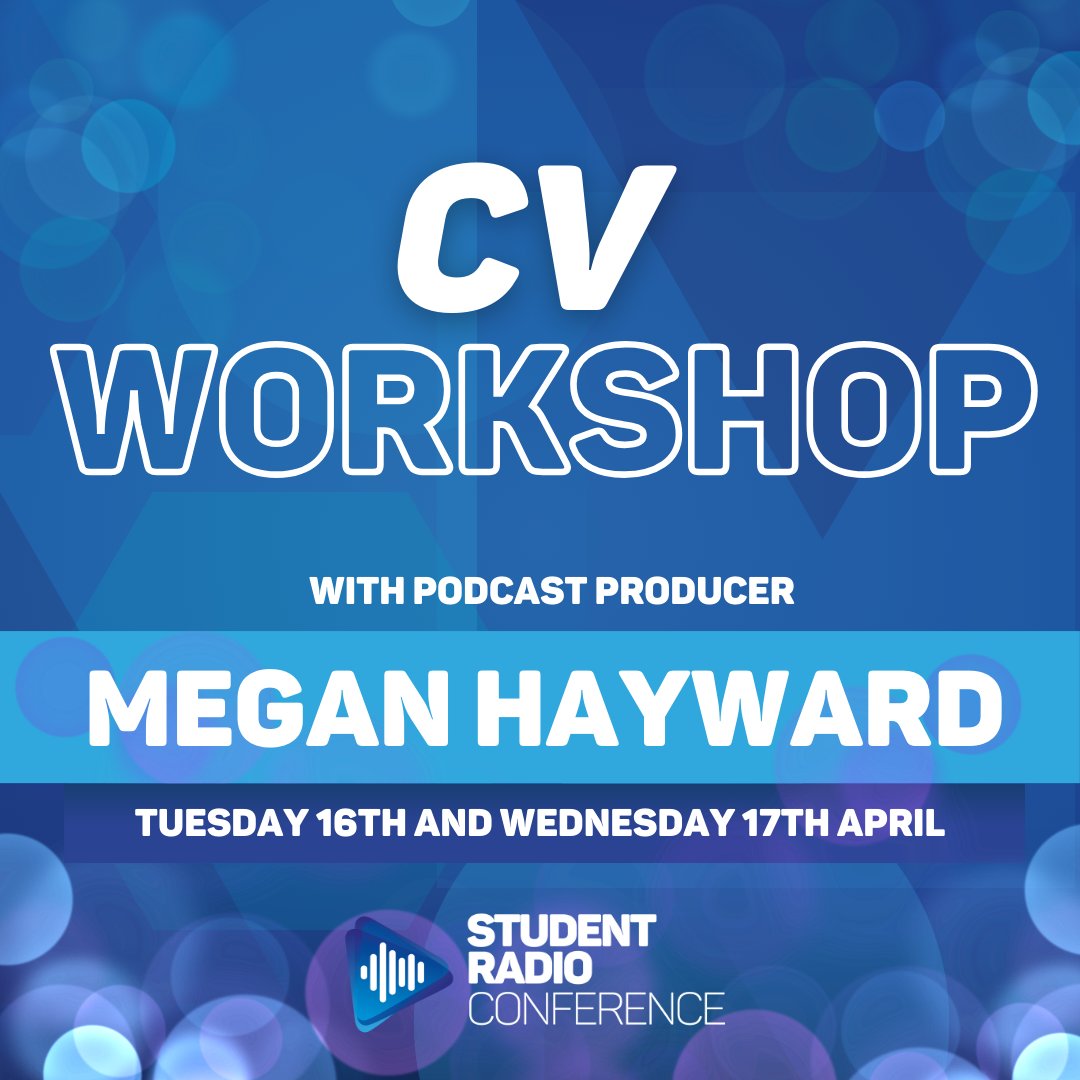 🚨 Workshop announcement! 🚨 Product producer and judging coordinator @TheMeganHayward will be hosting a 1-1 CV workshop on Tuesday 16th and Wednesday 17th! 📄🤝 Make sure to bring your CV to #SRACON #SRA #SRACON