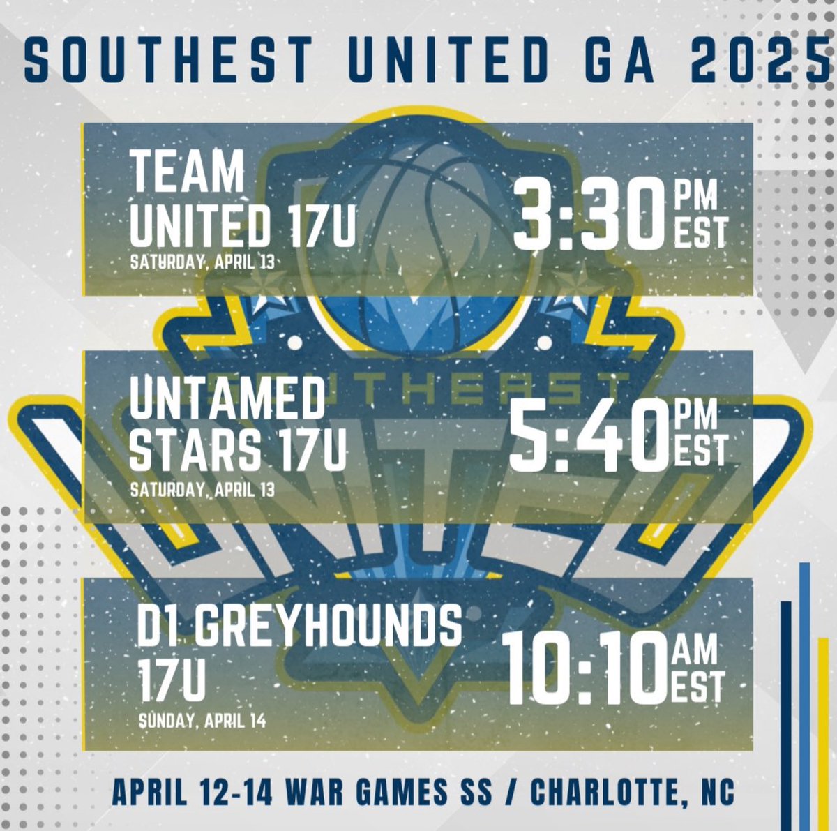 @SEUnited_Elite 17U team back in action this weekend @InsiderExposure #WarGamesSuperScrimmage Big time talent on this team. Excited to get back to work. Let’s 🍽️ 💨 @SHIELDS423 @kaytlinarnold1 @KendallKane2025 @KianaMcdaniel8 @jaydap_hoops10 @BreahUsry @WeAreSEUnited @coachkent02