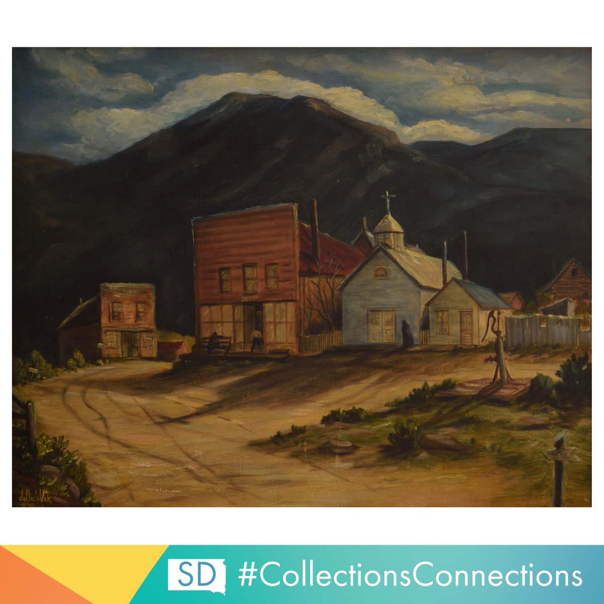 Della Blanche Vik was born in River Sioux IA in 1889, moved to Whitewood SD in 1908. She and her husband created a photography studio where they specialized in portraits and Black Hills landscapes. 
#CollectionsConnections #stateofcreate