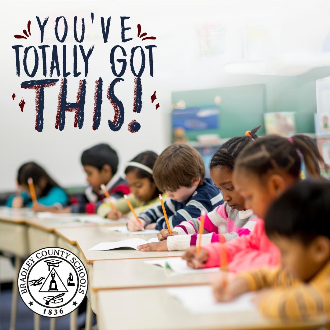 🌟📚 It's TCAP week, Bradley County Schools! 📝✨ You've put in the hard work, dedication, and perseverance all year long, and now it's time to shine bright! 💫 Trust in your abilities and all the preparation you've done. You've got this! We're rooting for each one of you!