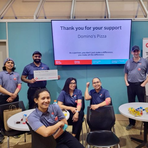 Welcome New Partner for Life, Dominos Edmonton! We are grateful to our new partner for coming in for your first group donation. Thank you and see you in 84 days. 

Join @CanadasLifeline and book at blood.ca or on the GiveBlood app.