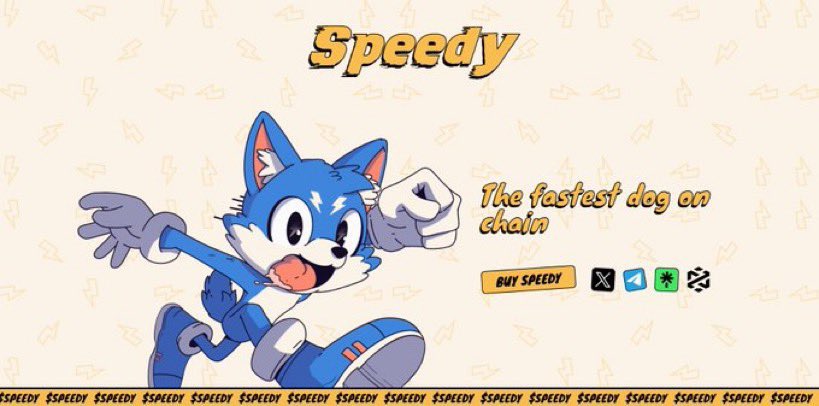 Some nice volume here on $SPEEDY Speedy is the fastest dog on chain. Catch him if you can. dexscreener.com/fantom/0x1cd5b…