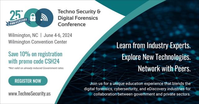 @TechnoSecurity Advance registration rate ends May 31st! Use promo code CSH24 for an extra 10% off. Connect with leading suppliers, explore new tools, and discover solutions to challenges in #Cybersecurity and #DigitalForensics. 

Register at csh.social/TechnoSecurity…