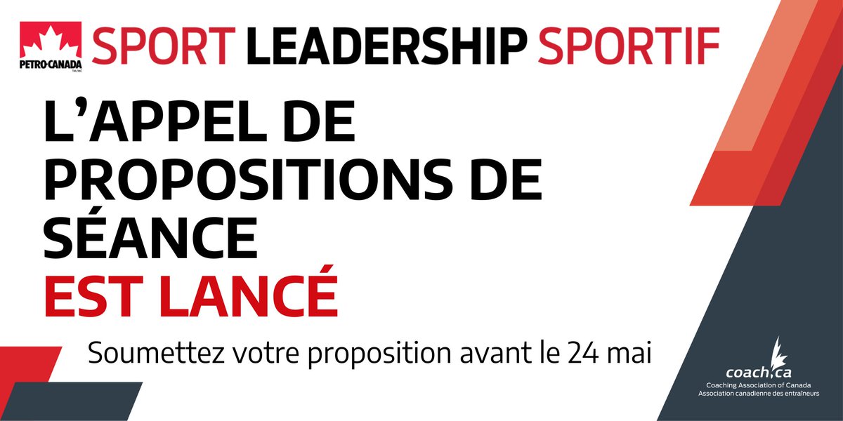 Soyez des nôtres lors de la conférence Petro-Canada Sport Leadership sportif et célébrez avec nous l’importance d’amplifier les voix au sein de la communauté sportive. Si vous souhaitez visitez le site coach.ca/leadershipspor…. #SLS24 #AmplifyingVoices @petrocanada @ltlafreniere