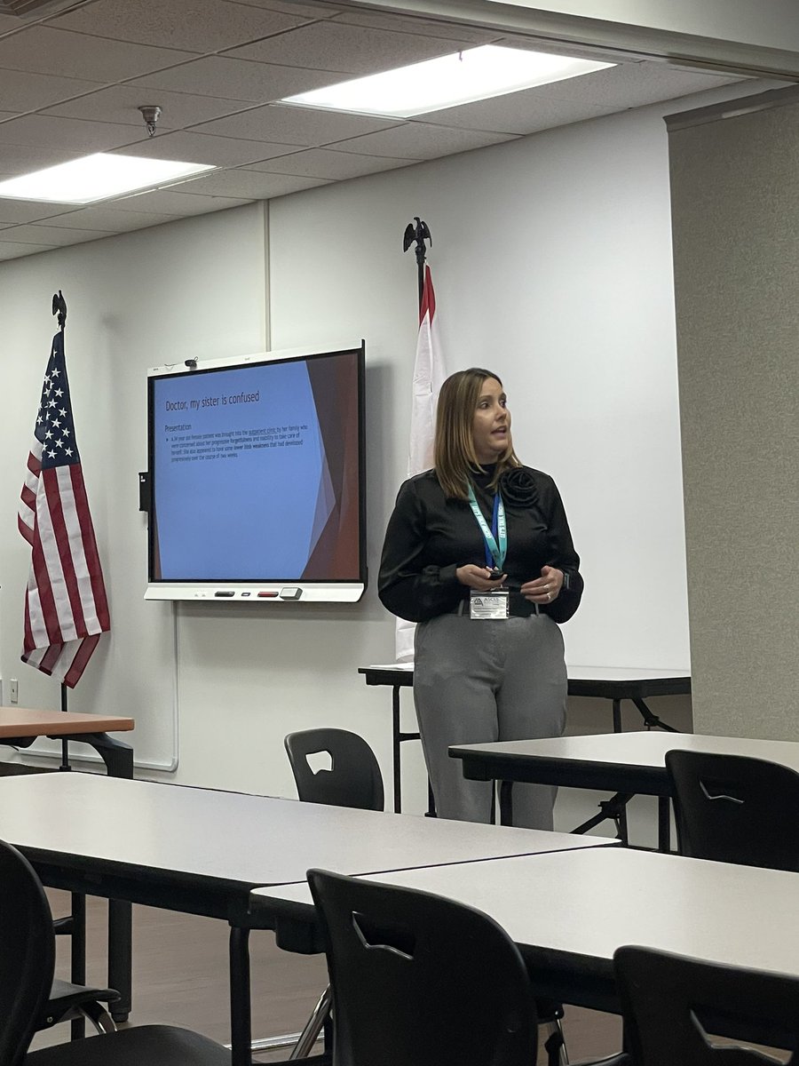 Listening to my co-host of the Spanish series, Dr. Maridaliz Rodriguez talk about HIV and neurocognitive disorders. ASCLS Florida 2024 @ASCLS_FL @ASCLS