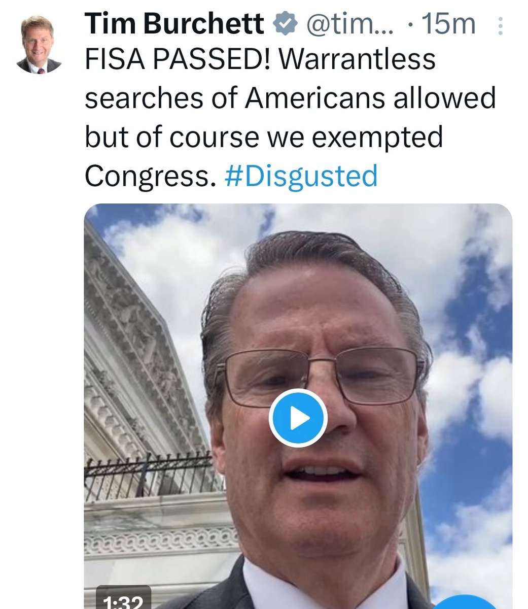 #FISA Congress is exempted From FISA. 🚨🚨🚨🚨🚨🚨🚨