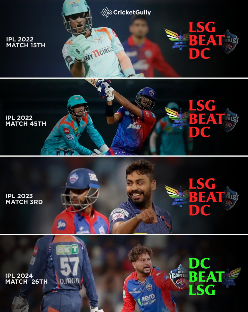 First 𝗪 for DC against LSG in the IPL history!💙🔥