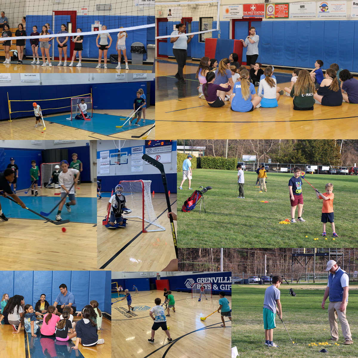 🏑 So Many Fun Ways To Keep Kids Active! ⚽  Club members have so many different activities to experience, we keep our youth engaged and having fun with friends while furthering their development.⚾ #volleyball #golf #floorhockey #soccer #dance #bball #GreatFutures