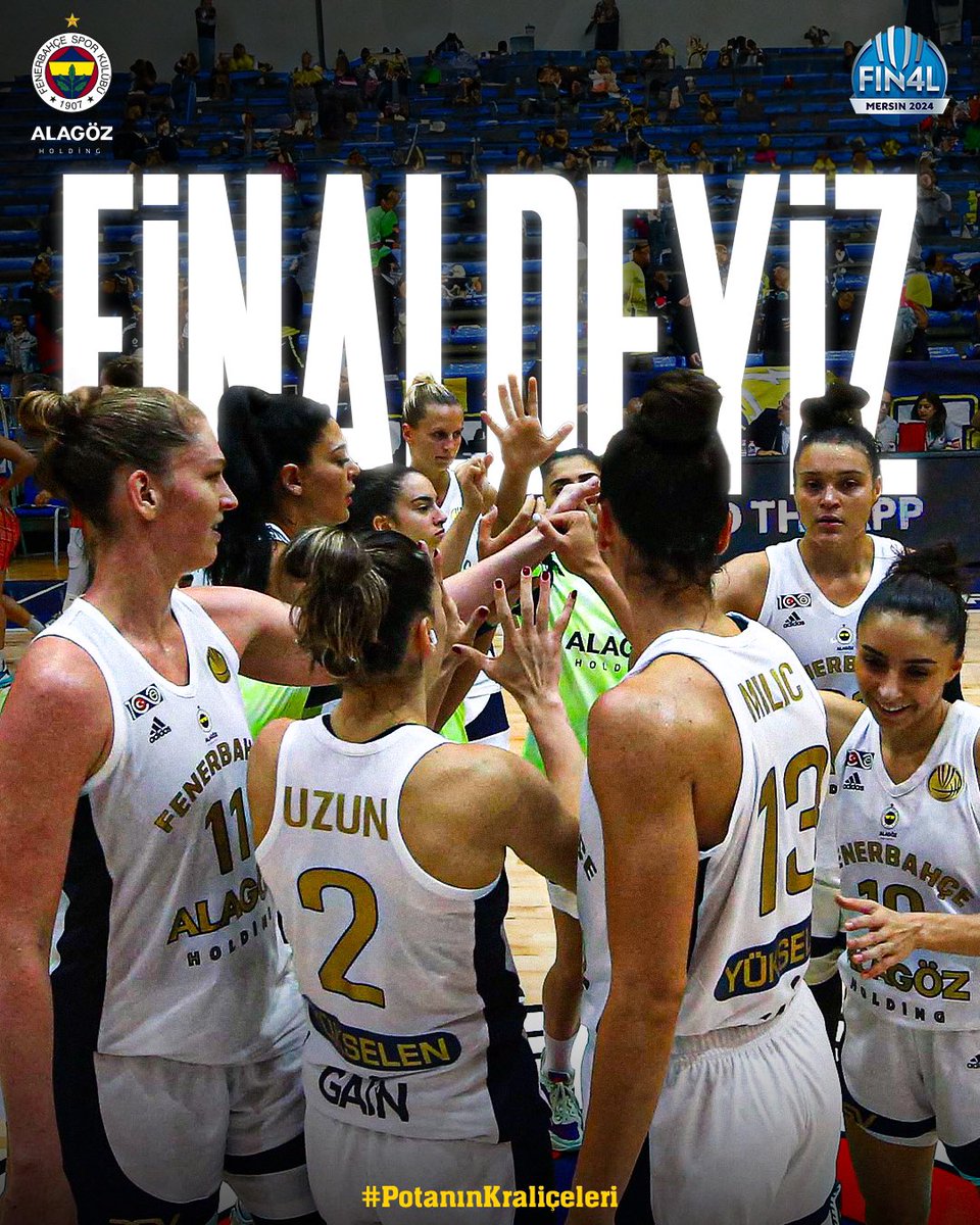 EuroLeague Women Final Four’da FİNALDEYİZ! 💛💙 #PotanınKraliçeleri #EuroLeagueWomen