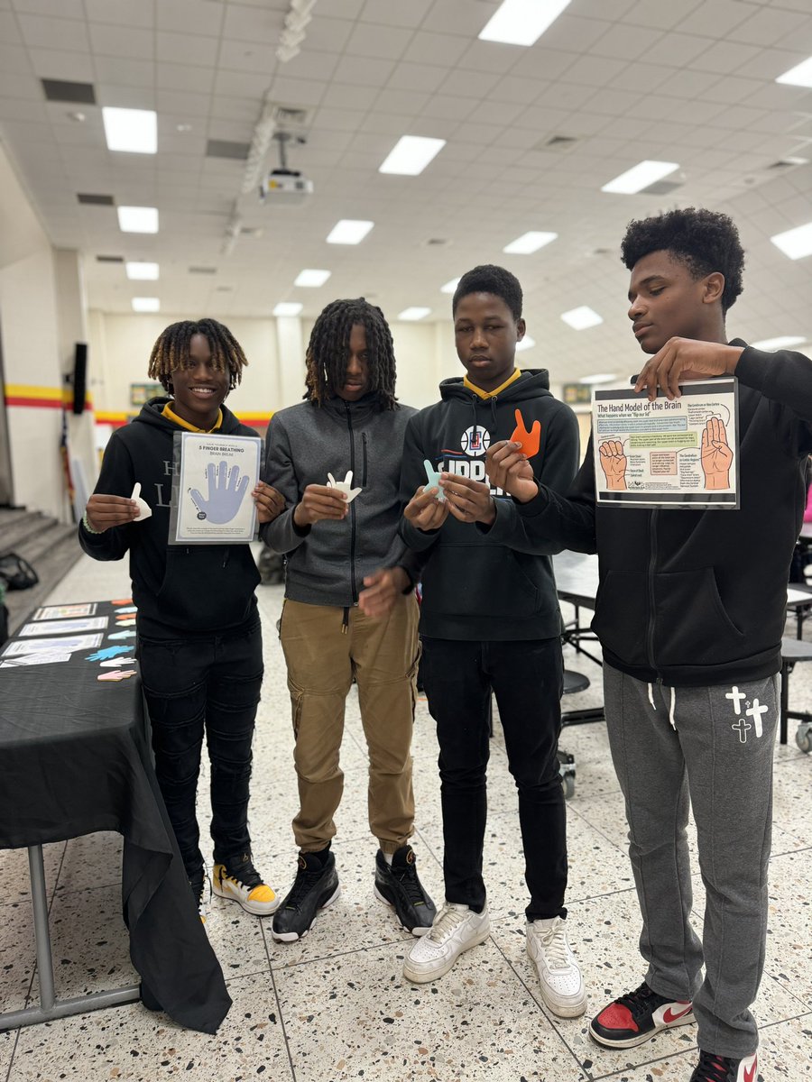 Shout out to Dr. Wheaton for stopping to teach our scholars about the 5–4-3-2-1
grounding exercise designed to manage acute stress and reduce anxiety. 
WE ARE STAAR READY !