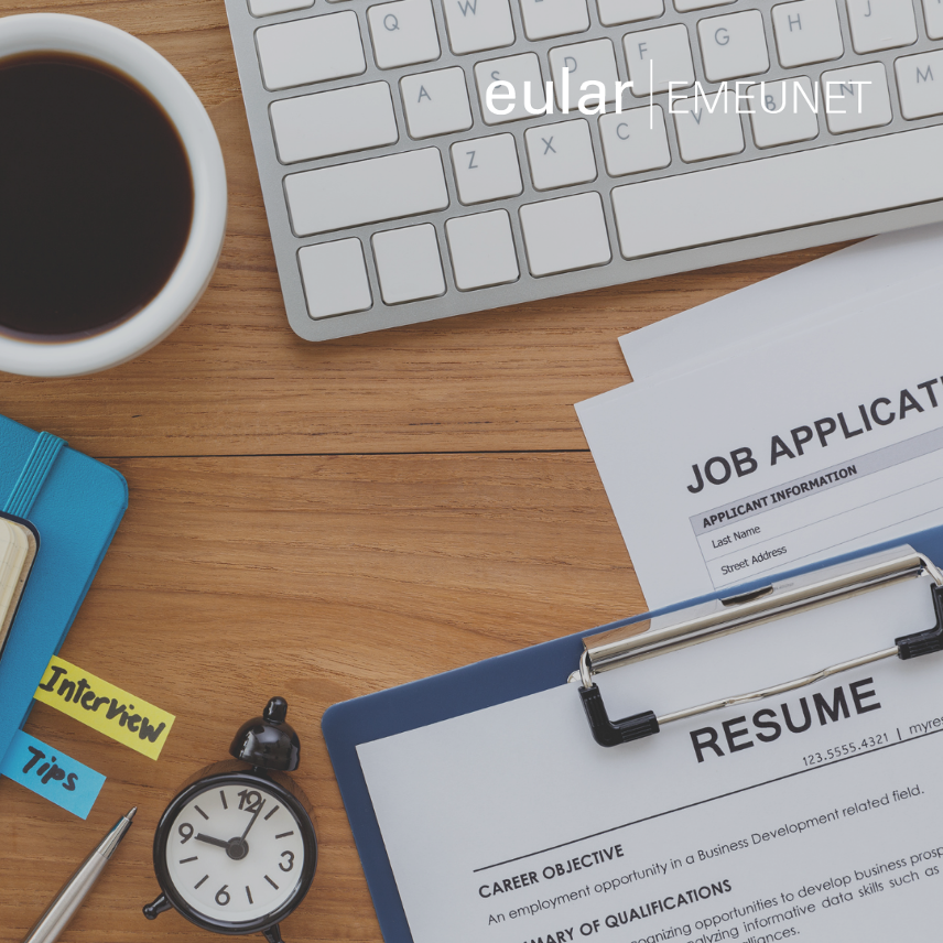 📢 Call for EMEUNET Representatives for 3 EULAR Task Forces!

👀 Check your emails for further details and application forms!

👉 You can send your application form, a 1 page CV and your top 5 publication related to the topic to l.perez@erasmusmc.nl

Deadline: 18 April 2024