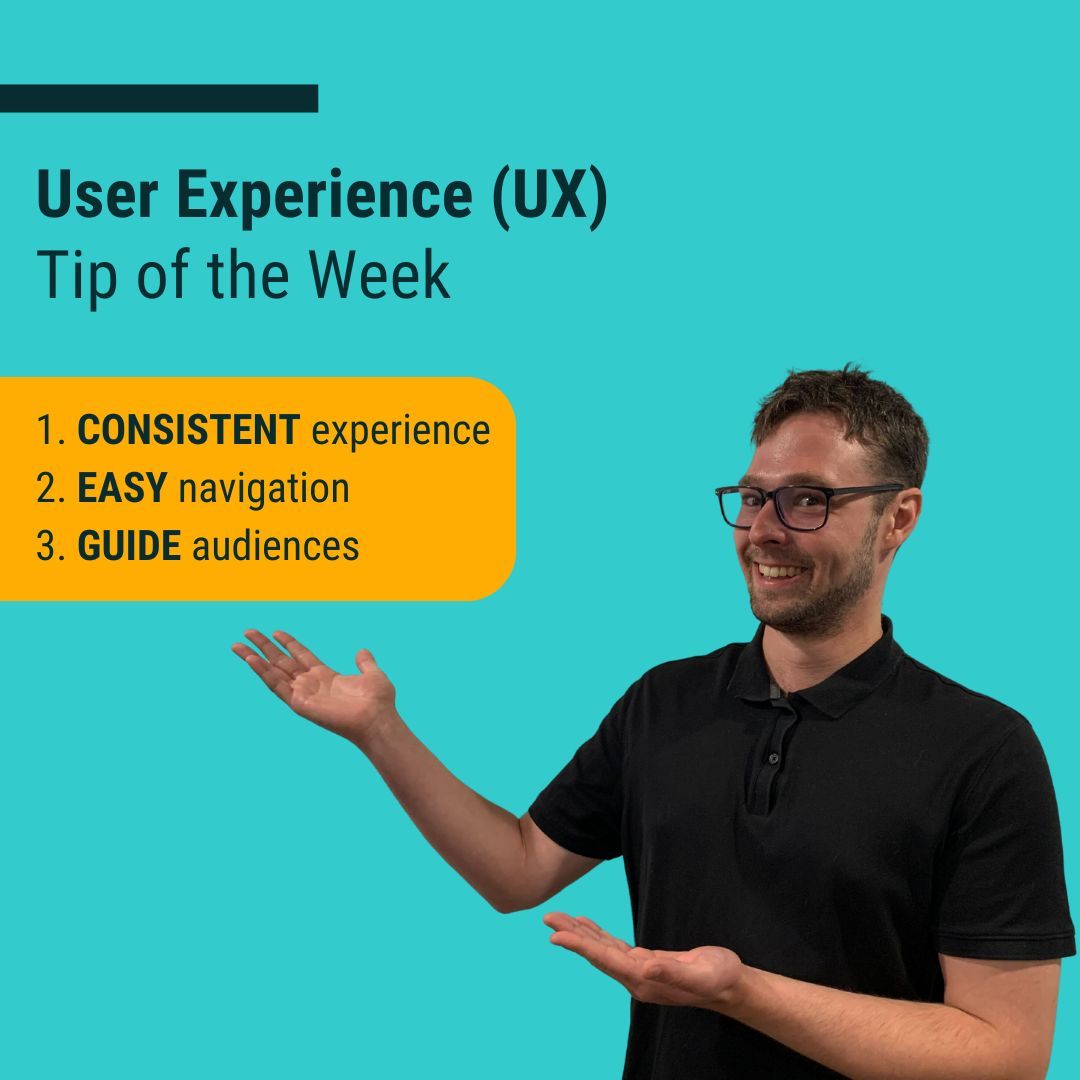 Tip of the Week: User Experience (UX) 

When it comes to your website, the user's experience matters. It needs to be easy to navigate, provide a seamless experience, and guide audiences to their destinations. 

#DigitalMainStreet #DigitalMarketing #DigitalMarketingTips
