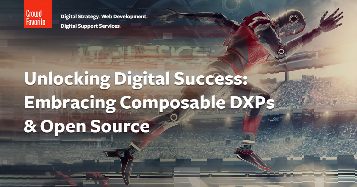 Discover how leading organizations are transforming their digital strategies with Composable DXPs. Explore our latest article by Karim Marucchi to learn about the agility and cost benefits of Open Source platforms. → crowdfavorite.com/unlocking-digi… #OpenSource #ComposableDXP