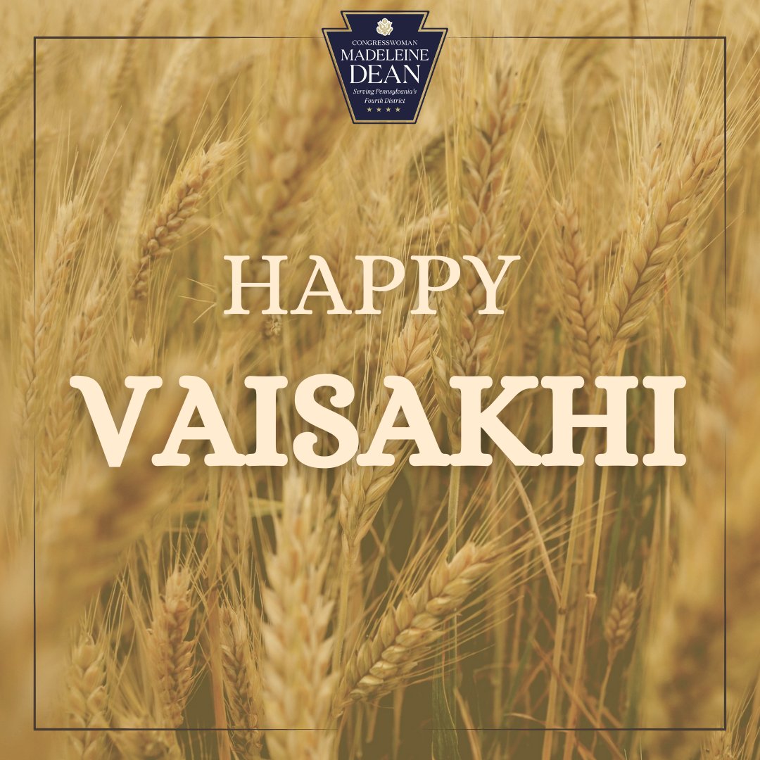 Happy Vaisakhi to all who celebrate! Wishing you and your family a happy, healthy, and prosperous year ahead.