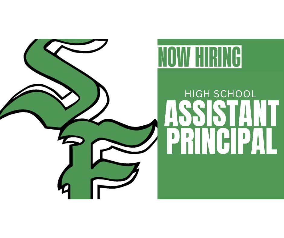 💚🤍 SFTSD is anticipating a need for an Assistant Principal in the High School. For details and information on applying, visit southfayette.org/CurrentJobOpen…