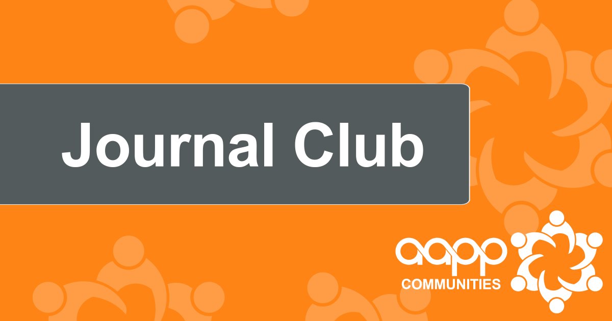 The 3/15/24 #JournalClub (1 of 2) presented 'Comparison of droperidol and midazolam versus haloperidol and lorazepam for acute agitation management in the emergency department.' The recording is available free to all AAPP members. aapp.fyi/rfq