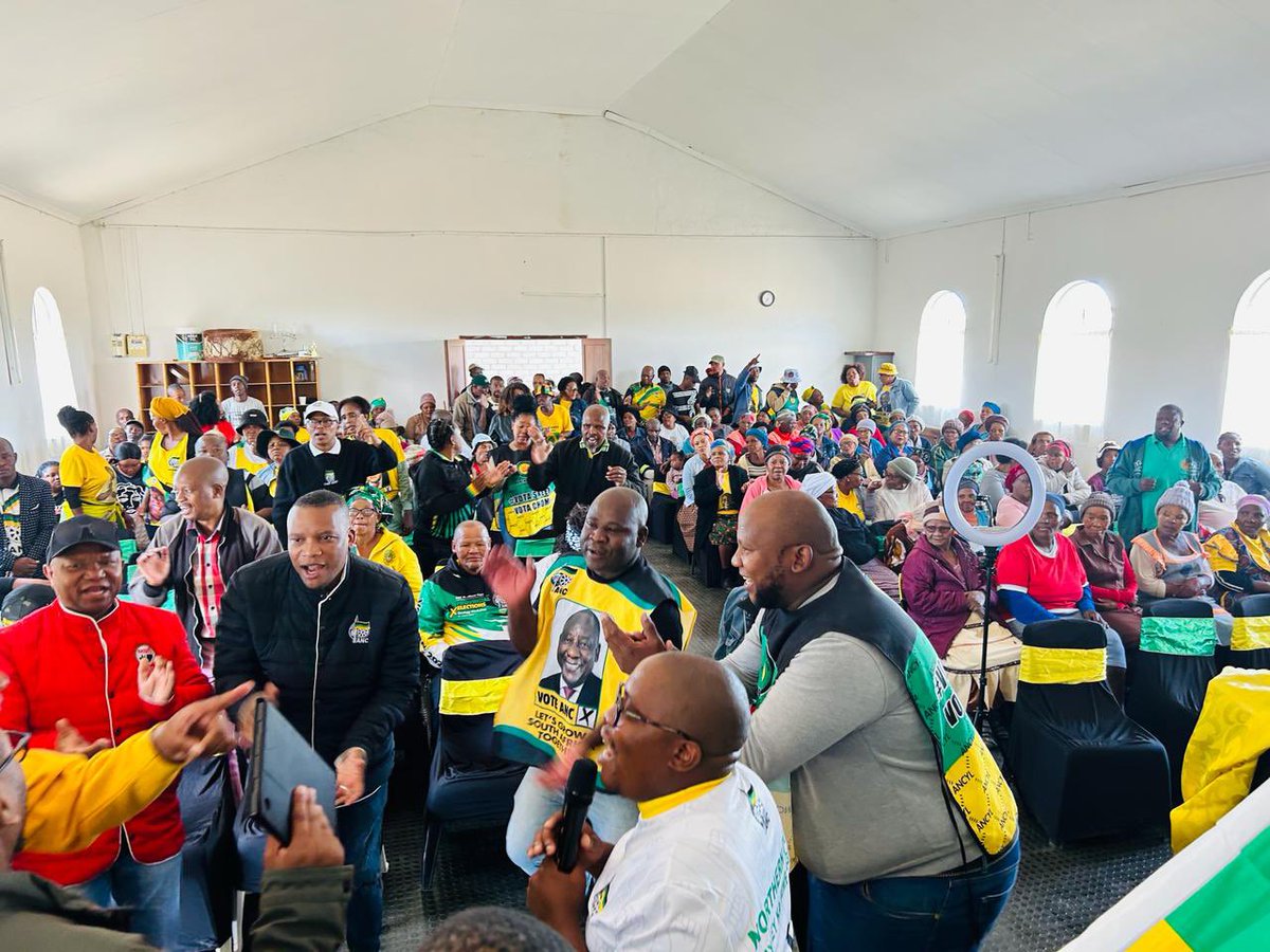 MASS PRAYER SERVICE The program of the day started with a Mass Prayer Service as an endorsement program of the ANC Candidate, Cde. Toto Mvenya. The service was addressed by the National Executive Committee Member , Cde Andile Lungisa. #LetsDoMoreTogether #VoteANC2024