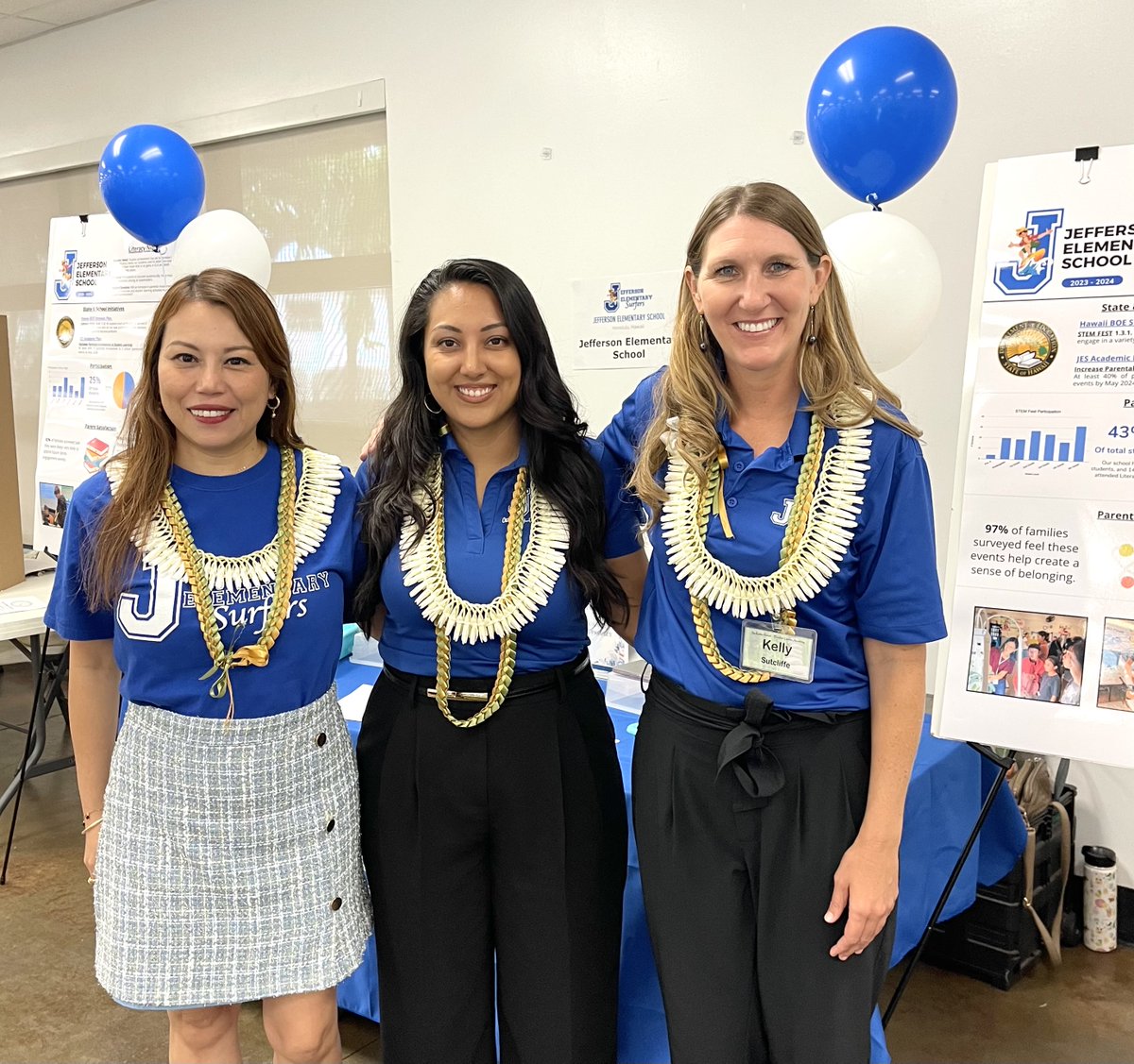 Garret Zakahi (@garret_zakahi) on Twitter photo Na Kumu Alakai - Learning Fair and Celebration
April 11, 2024  - Oahu Veterans Center.  Miss Barbera, Miss Sutcliffe, and Miss Morrell were able to share their project entitled "Teaming Up for Success" with their Teacher Leader   Academy COHORT and with invited guests, Na Kumu Alakai - Learning Fair and Celebration
April 11, 2024  - Oahu Veterans Center.  Miss Barbera, Miss Sutcliffe, and Miss Morrell were able to share their project entitled "Teaming Up for Success" with their Teacher Leader   Academy COHORT and with invited guests,