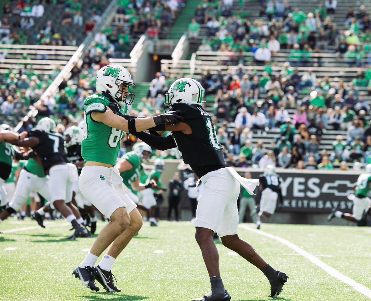 Who is ready for the Spring game? 📍 Joan C Edward Stadium 📆 April 20th ⌚️ 4pm 🎟️ bit.ly/FBSpringGameTi… #WeAreMarshall