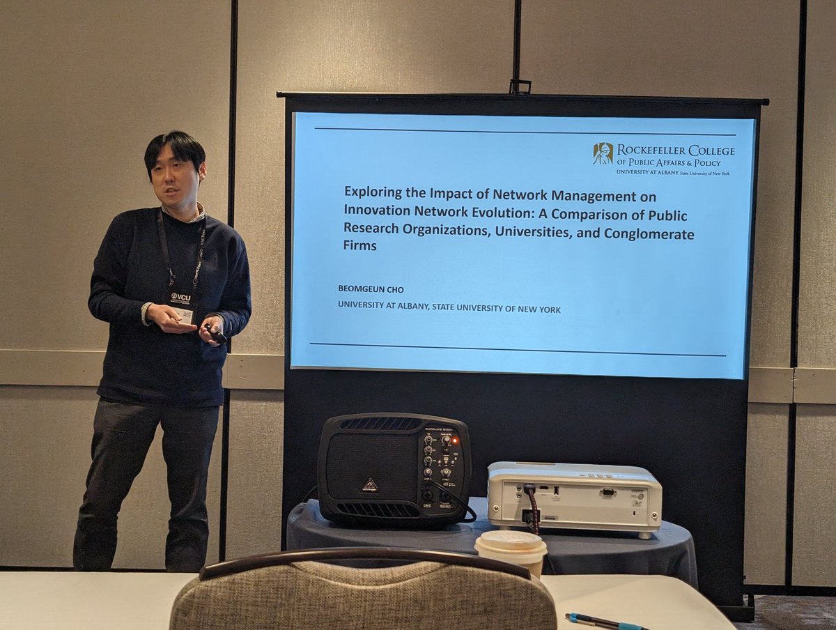 Beomgeun Cho @BC779328 raises a fundamental question on innovation systems- Where do these networks come from? 🔥
#ASPA2024 <a href="/ASPANational/">ASPA National</a>
