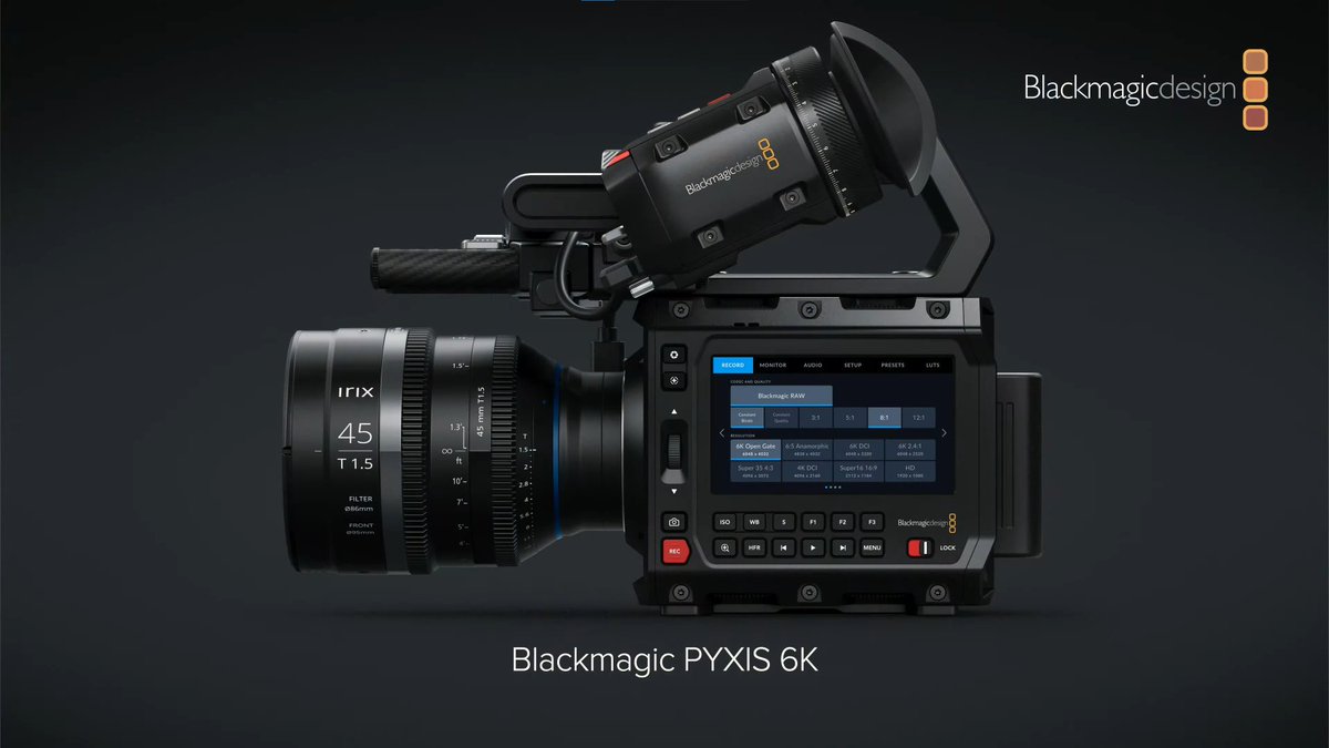 adamhlavac's tweet photo. Blackmagic, you sonnuvabeach, I'm in.

Blackmagic PYXIS 6K brings the Full-Frame 3:2 sensor in a more modular, pro design. https://t.co/pfsw1eHNvl