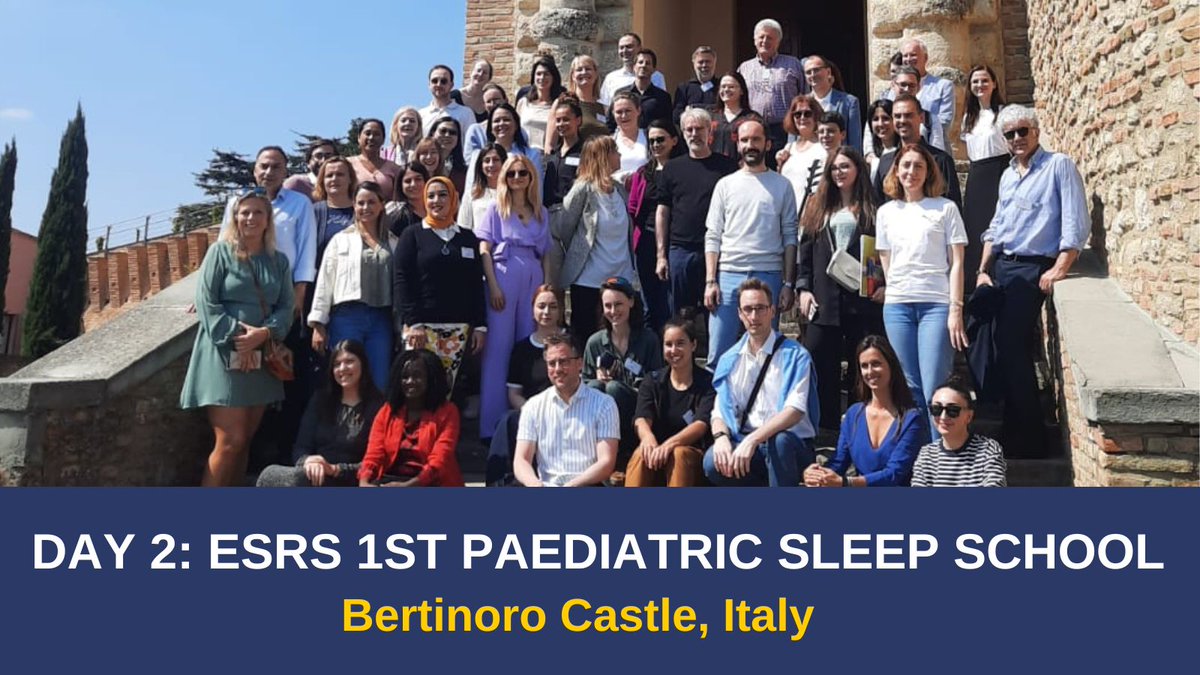 The debut #ESRS Paediatric Sleep School featured a packed schedule against Bertinoro Castle's stunning backdrop 🏰 Today, we delved into childhood sleep disorders, thanks to patients sharing their unique challenges. #PedSleepSchool #PaediatricESRS #PSS #PaediatricSleepEurope