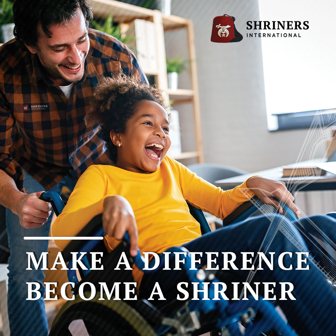 Shriners are committed to making a greater difference in the world through brotherhood, fun, family and philanthropy. Learn more at beashrinernow.com