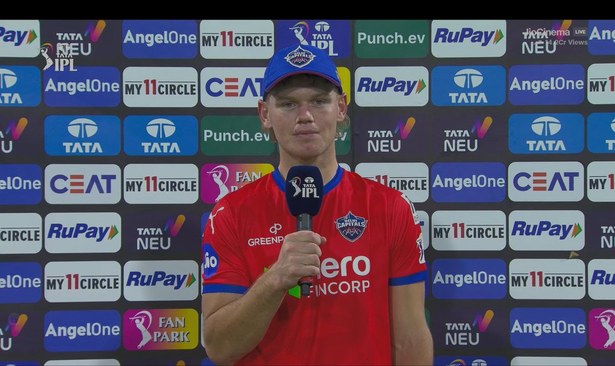 Jake Fraser McGurk said 'I have never seen anything like the IPL - It's a different world, been amazing to be part of the IPL'.