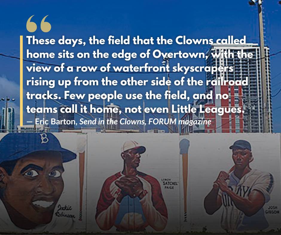 Miami Marlins. Tampa Bay Rays. This is #Florida #baseball — or so you think. In his story for the Spring issue of FORUM magazine, @ericbarton tracks down the not-so-funny history of the Miami Ethiopian Clowns. Read the story: bit.ly/44BlyYG #FLHumanities #FORUMFriday