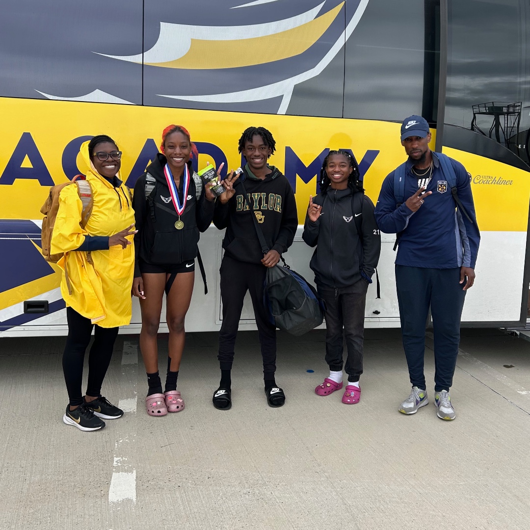Congratulations to our Eagles track team! 🦅 Aniyah C. soared to victory at the area track meet, winning the 400 meter dash! 🥇 Next stop: Denton at UNT for the regional track meet. Let's cheer Aniyah on to more success! #WeFlyTogether #WeGotThisFFA #publicschools