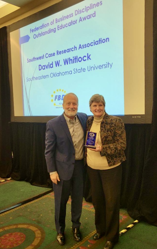 The John Massey School of Business at Southeastern Oklahoma State University was recognized for excellence in multiple fields at the national conference of the Federation of Business Disciplines in Galveston, Texas, this week. #TexomasUniversity