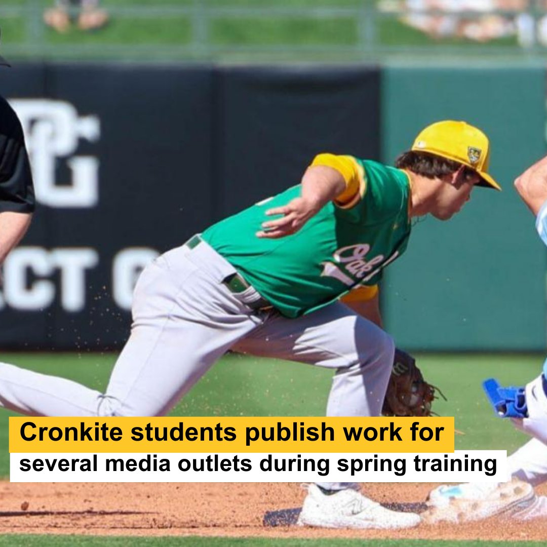 Safe to say #CronkiteNation hit it out of the park with their #SpringTraining coverage! Read the full story here 👉 ⚾️ ow.ly/8jIt50Rfb6J