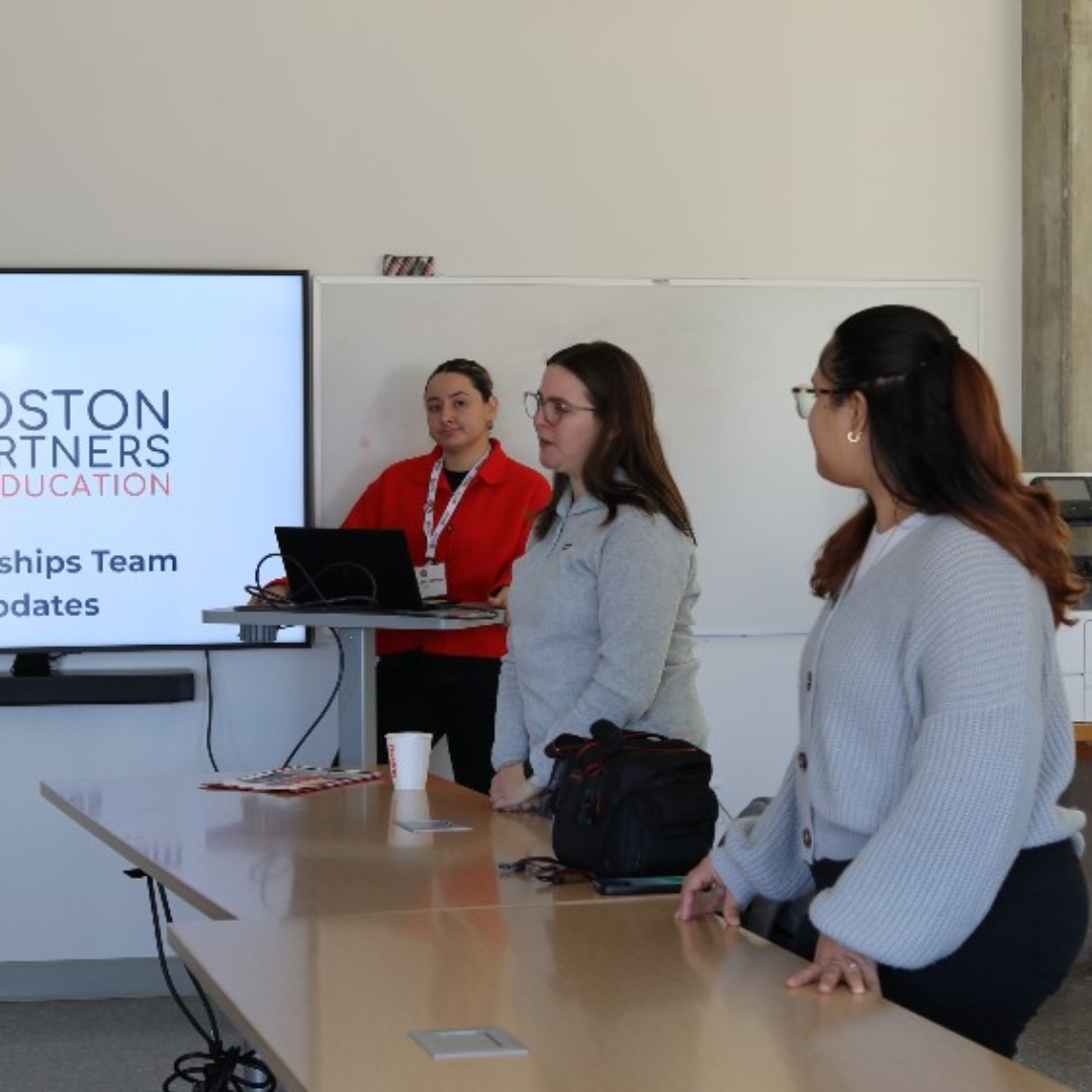 This week, BPIE hosted our Mentor Appreciation Coffee Hour. Academic mentors from across the city were invited to the Nubian Square branch of the BPL to meet our Partnerships Team in person. We are grateful to all of our volunteers who take the time to mentor the youth.