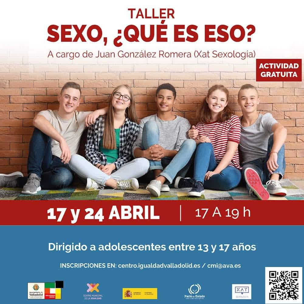 Nos vemos los próximos dos miércoles en el Centro Municipal de Igualdad (<a href="/IgualdadVallad1/">Centro Municipal de Igualdad de Valladolid</a>) del Ayuntamiento de Valladolid (<a href="/AyuntamientoVLL/">Ayto. de Valladolid</a>).

Inscripciones en la dirección que aparece en la imagen.