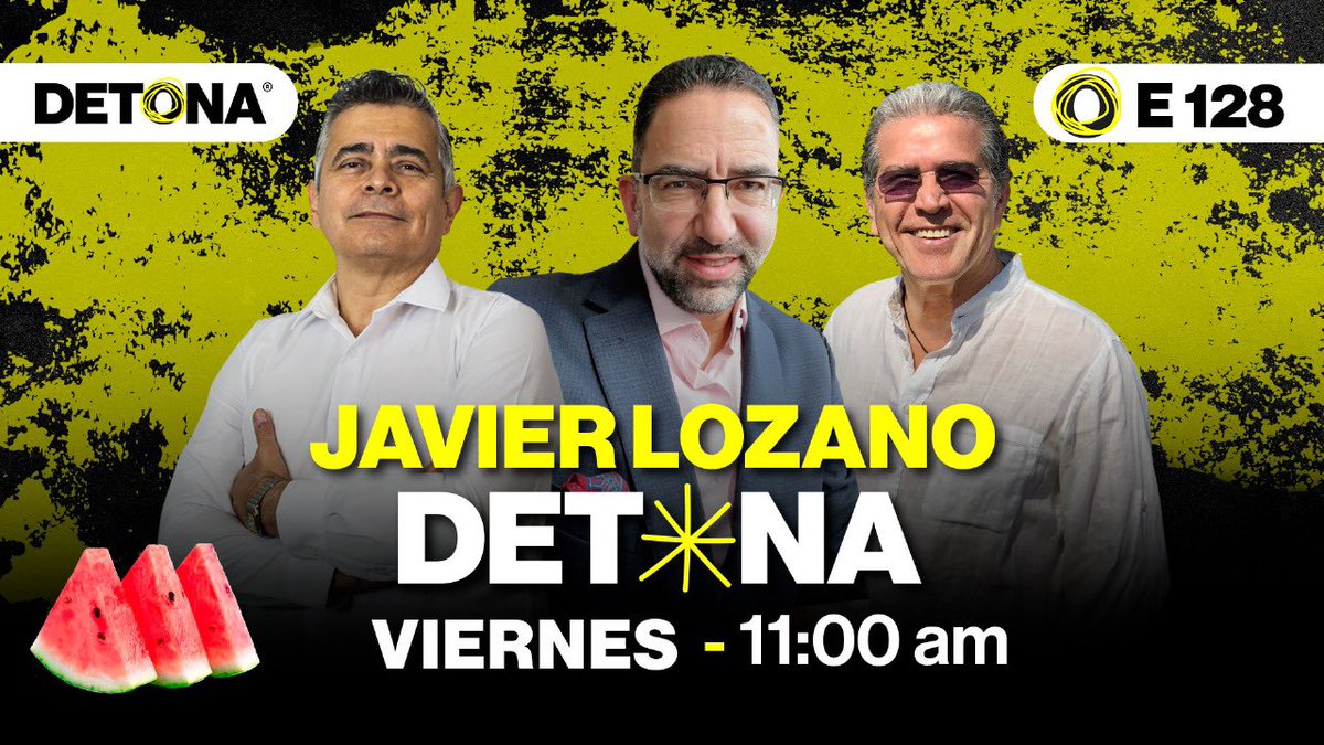 🎥 Y vamos ahora a un capítulo más en @detonarealnews con @sergioavela y @PlacidoGarza #FelizViernesATodos