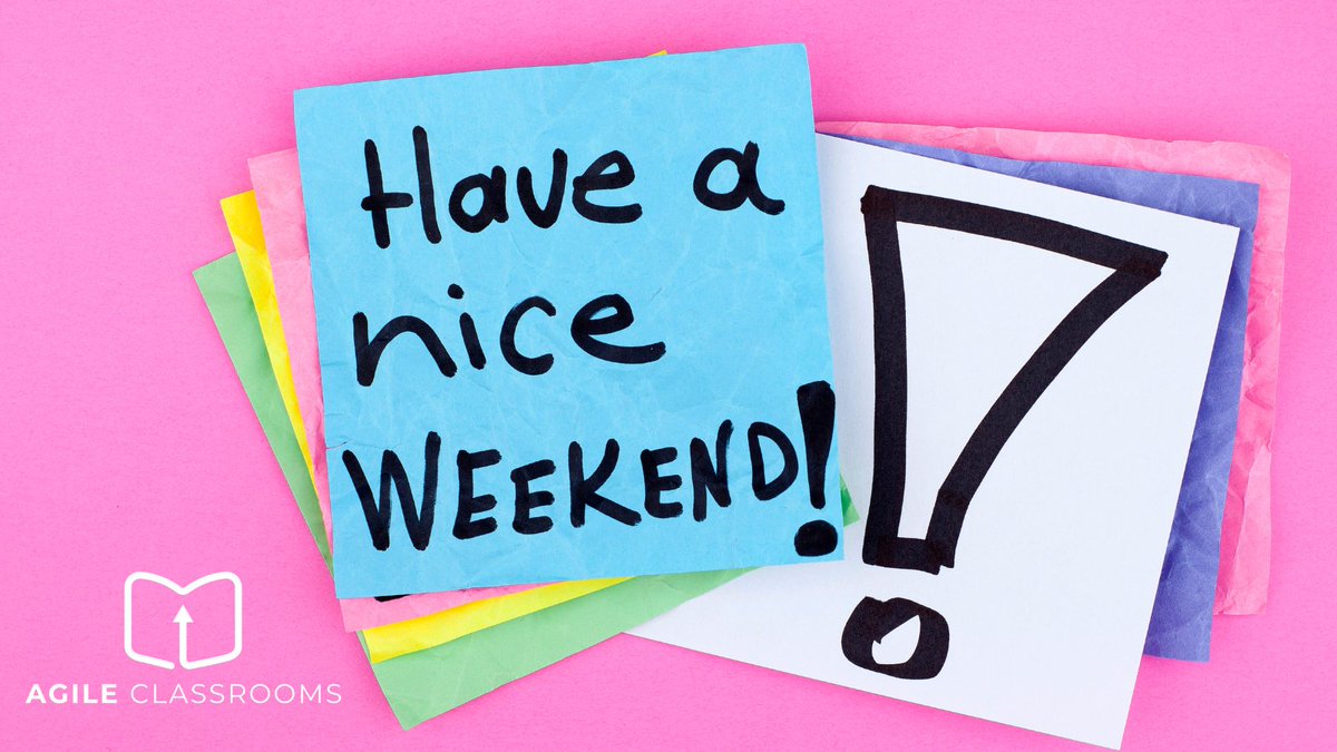 Hey have a nice weekend!☀️ Did you know that #AgileClassrooms offers convenient weekend certification courses? Check out our lineup at learn.agileclassrooms.com/all-courses #Agile #Scrum #ProductDevelopment #ProjectManagement