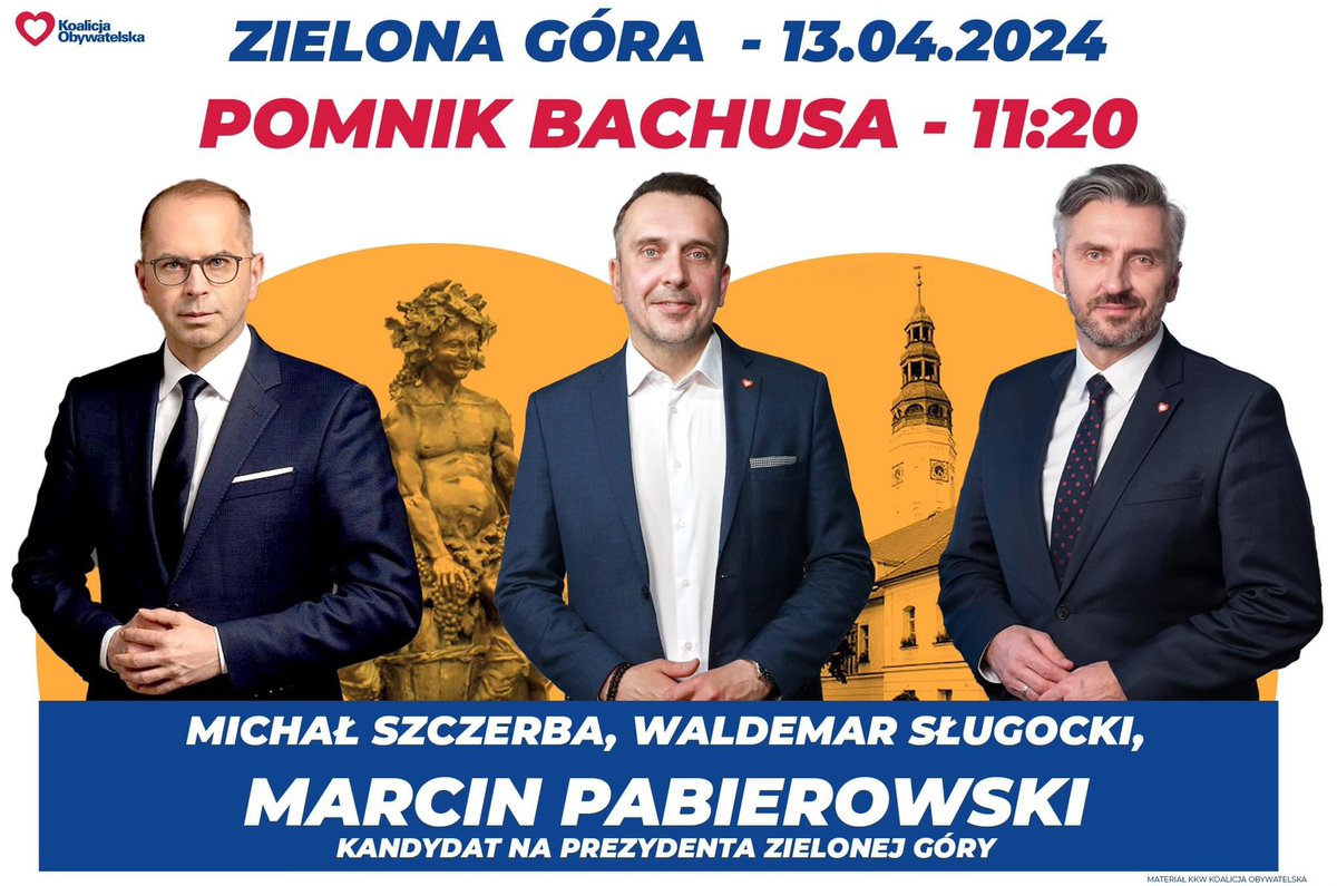 W sobotę o 11.20 zapraszam do Zielonej Góry na konferencję prasową poświęconą skutkom nieprawidłowości w Zielonej Górze. Spotkamy się na deptaku przy pomniku 'Bachusa'. W konferencji udział wezmę z Marcinem Pabierowskim - kandydatem KO na prezydenta Zielonej Góry i wiceministrem…