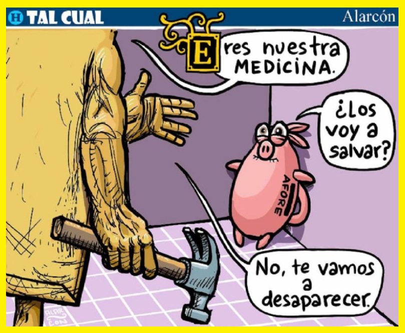 . Van con todo contra las AFORES. Administradora de Fondo para el 𝓡𝓔𝓣𝓘𝓡𝓞 ⚠օʝօ dijimos RETIRO ... no Cach para el #NarcoPresidenteAMLO37 #NarcoCandidataClaudia37 Miserable Panamá Papers Norma Piña Arturo Zaldívar Afores #XochitlPresidenta2024 Acosta Naranjo