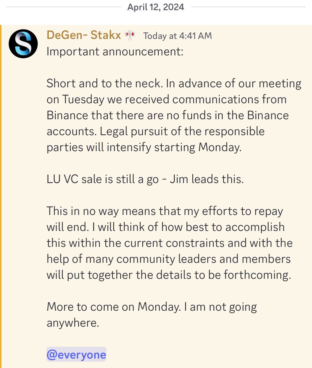 I’m going to give you some facts whether you like them or not &amp; I want you to tag your founder!

Us and me going after ponzis and posting has been going on for so long we even lost our old X with a lot of followers, we have never stopped not during mint not during lull periods.