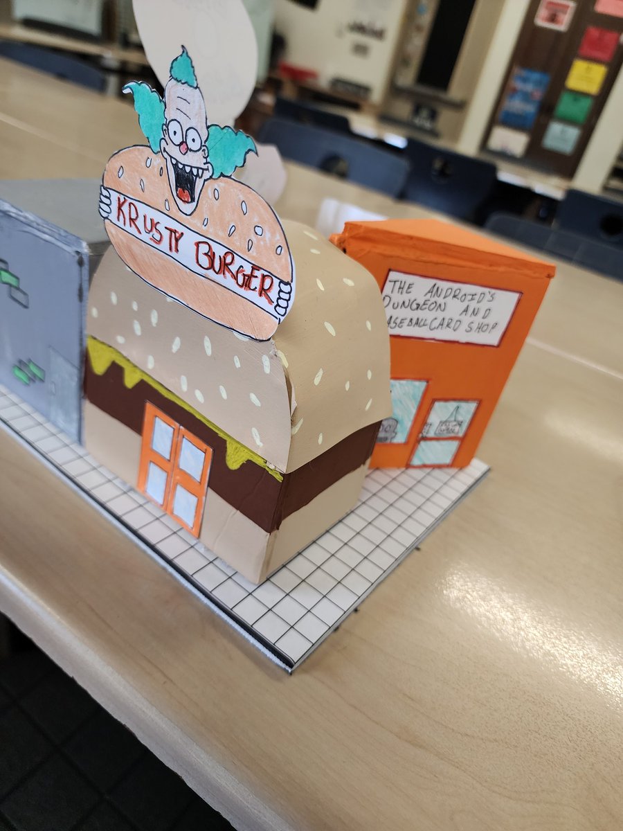 I love project based learning! 

1) Build 3 buildings that you'd find on any city block (3 different geometric shapes). 
2) Map out the floor plans on @desmos & calculate total square footage
3) Use buildings as the centerpiece of 3D shapes & cross-sections.
#mtbos #mathchat