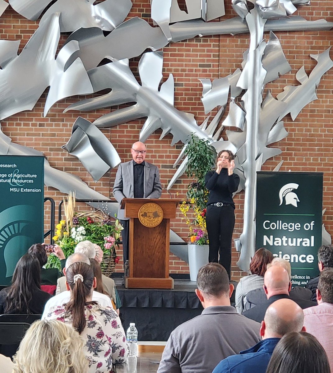 We are deeply grateful to the State of Michigan for it's investment in <a href="/michiganstateu/">MSU</a> continued excellence. 

We're at the Plant Science Greenhouse ground breaking ceremony with Phil Duxbury, Dean of the MSU College of Natural Science. Go Green!