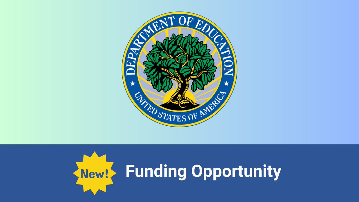 The Hawkins Program published a Notice Inviting Applications: federalregister.gov/d/2024-07132 📌 Deadline for Transmittal of Applications: 6/18/24 📌 A pre-application webinar will take place 4/25/24. Register: usdoed.webex.com/webappng/sites…