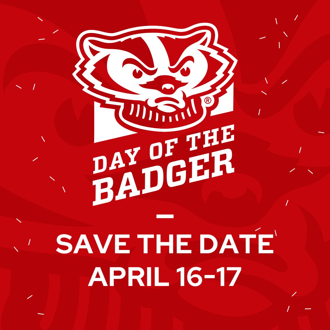 Get ready Badgers- #DayoftheBadger starts tomorrow at 10:12am! Let's see what 450,000+ Badgers can accomplish in 1,848 minutes! @UWMadison @UWMadEngr