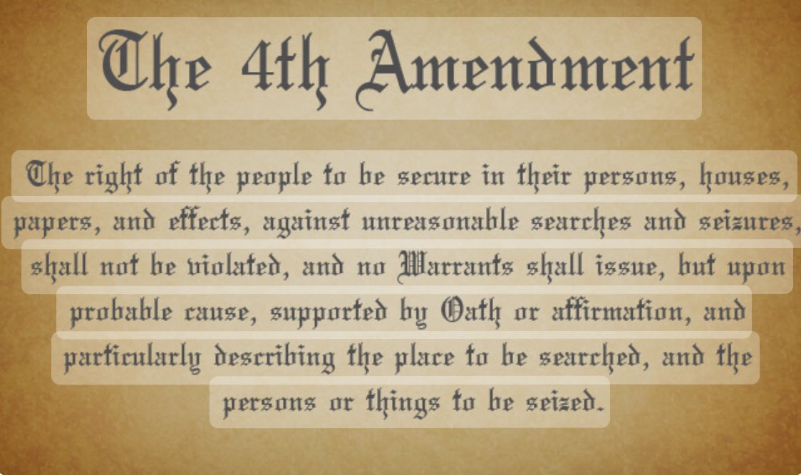 Today, members of Congress who swore an oath to protect the Constitution, just destroyed our 4th Amendment rights.