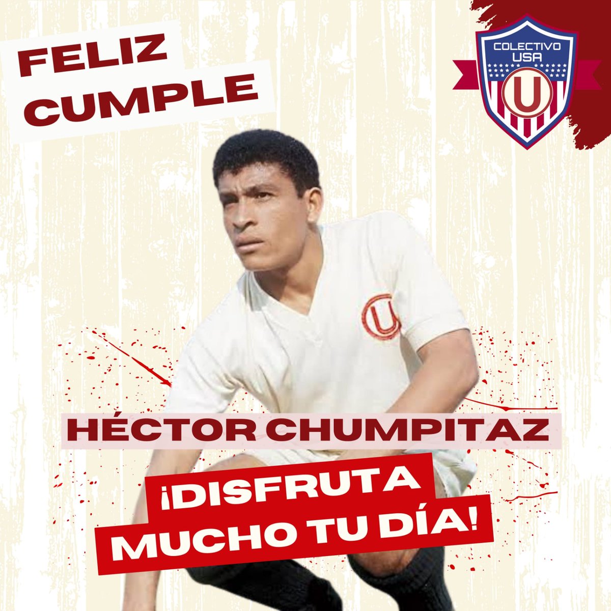 Feliz Día a Héctor Chumpitaz, ídolo de @Universitario y gloria del fútbol peruano. 🏆 Campeón nacional con la 'U' en 1966, 1967, 1969, 1971 y 1974, y con Sporting Cristal en 1979, 1980 y 1983 ¡Disfruta mucho tu día capitán !